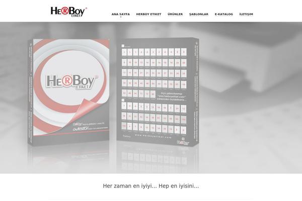 herboyetiket.com site used Kickstart