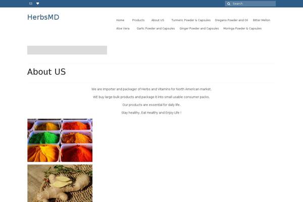 WordPress website example screenshot