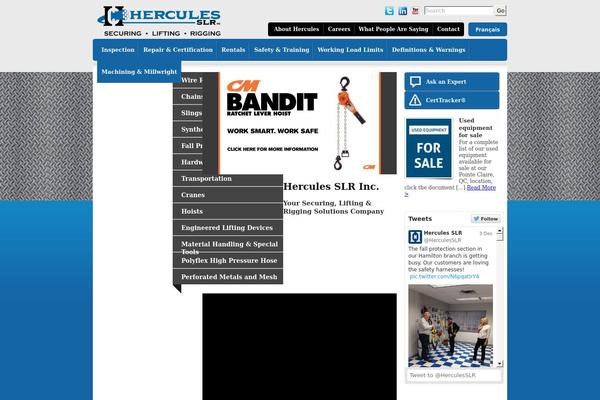 Hercules theme site design template sample