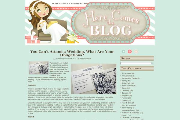 herecomestheblog.com site used Herecomestheblog2