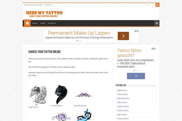 Sahifa theme site design template sample