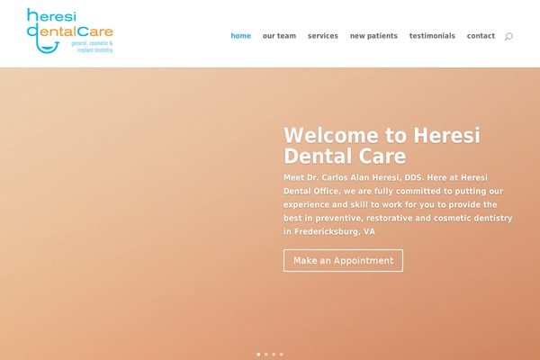 Divi theme site design template sample