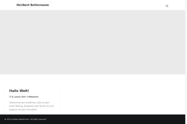 WordPress website example screenshot