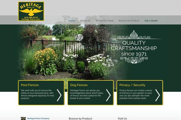 heritage-fence.com site used Lisa-marie