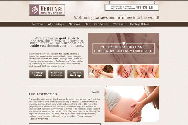 heritagebirthcenter.com site used Hbc