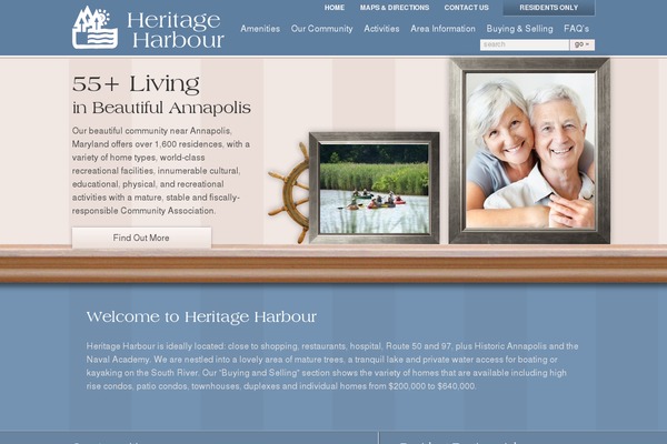 Heritage theme site design template sample