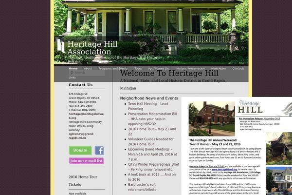 heritagehillweb.org site used Heritagehill