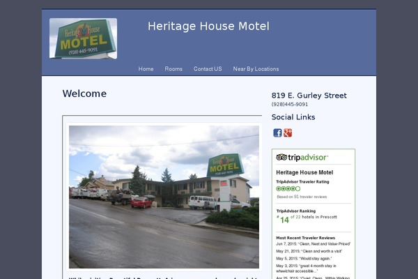 heritagehouse.us site used Blogbox