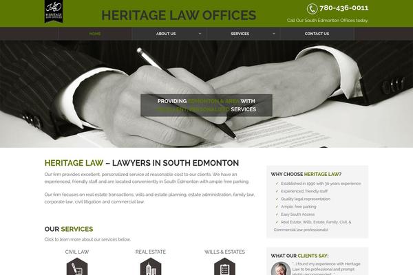 heritagelaw.com site used Flexlocal