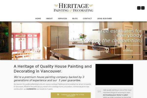 heritagepaintingvancouver.ca site used Heritagepainting