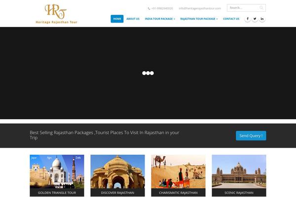 heritagerajasthantour.com site used Heritagerajasthantour