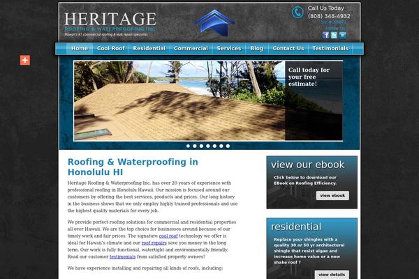heritageroofinghawaii.com site used Heritage