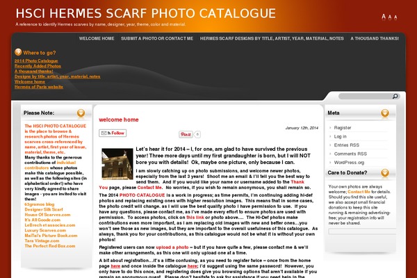 hermesscarf.com site used Red Evo Aphelion