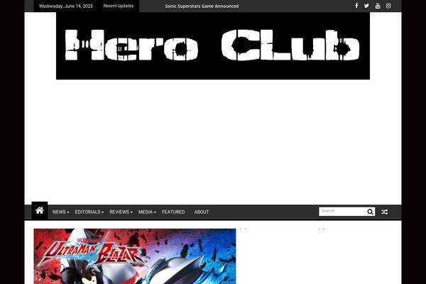 SuperMag theme site design template sample