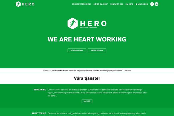 hero.se site used Heronet