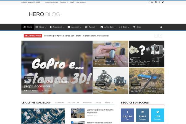 heroblog.it site used Twenty Twenty-Three