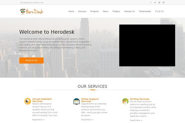 herodesk.com site used Southpaw