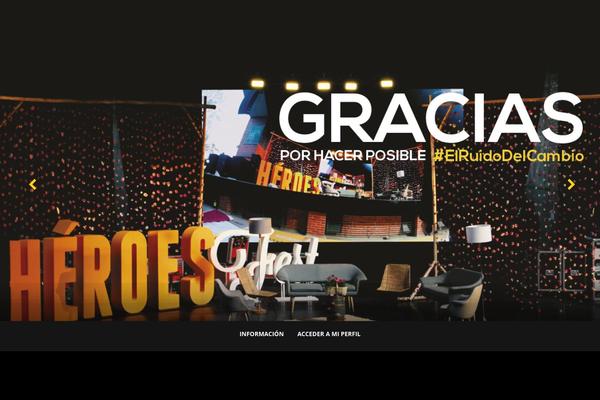 heroes theme websites examples