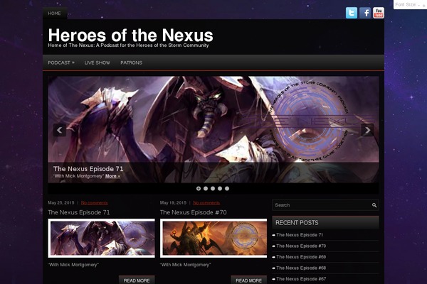 heroesofthenexus.com site used Videogamer