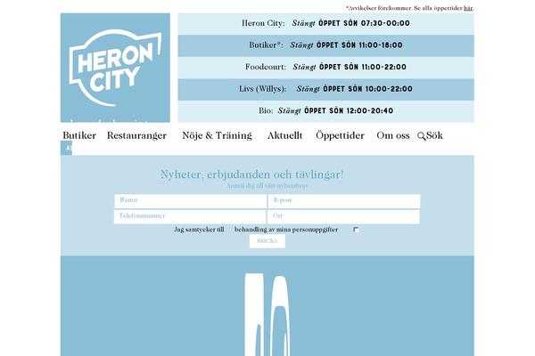 heroncity.se site used Heron