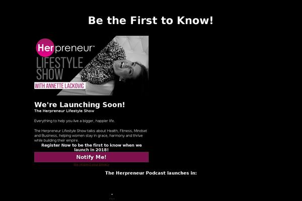 herpreneur.com site used Genesischild-mobile-first