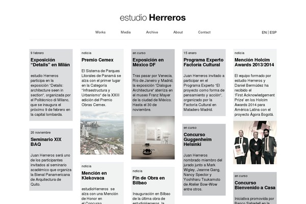 herrerosarquitectos.com site used Estudioherreros