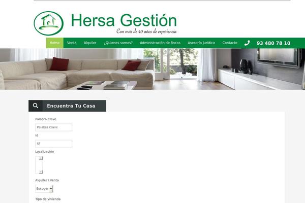 hersa.es site used Realhomes Theme