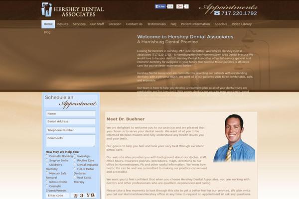 hersheydental.com site used Hershey