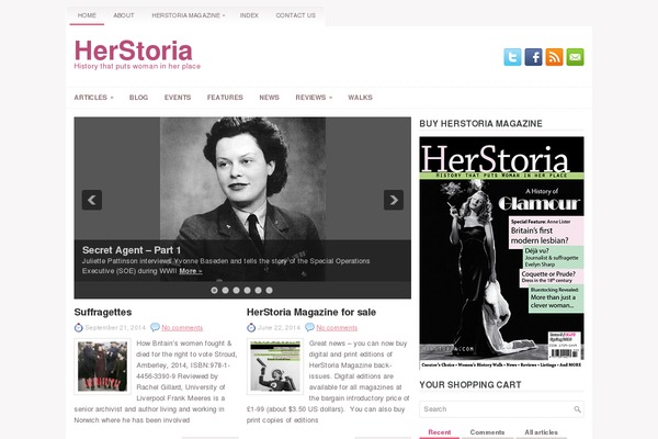 herstoria.com site used Finesse2.0