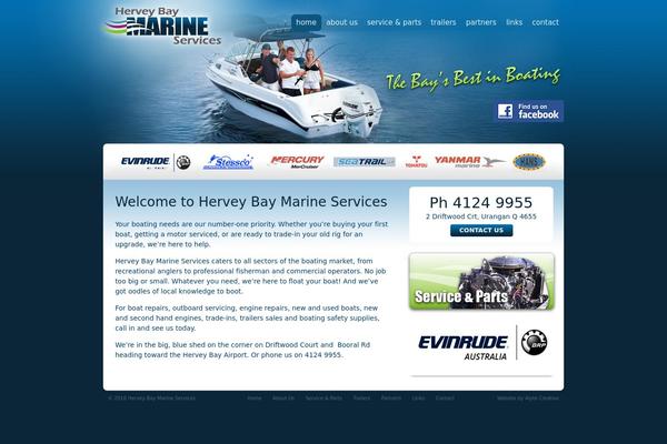 herveybaymarine.com.au site used Hbmarine