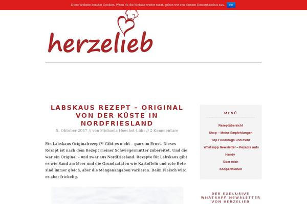 herzelieb.de site used Wpzoom-cookely-child