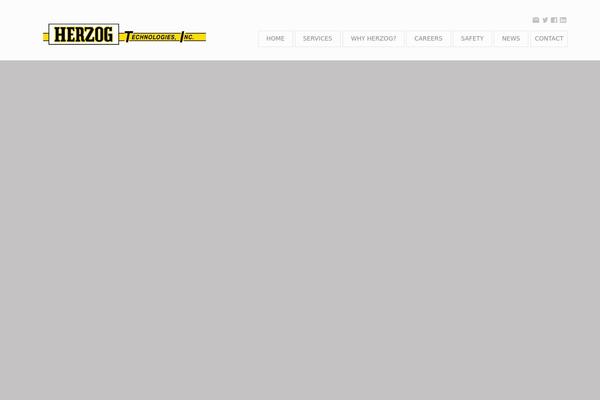 Herzog theme site design template sample