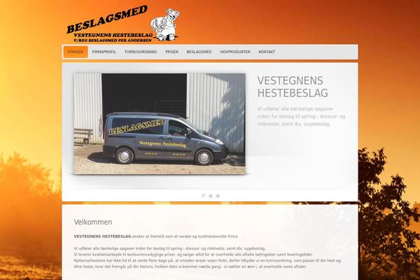 hestebeslag.dk site used Dejavu