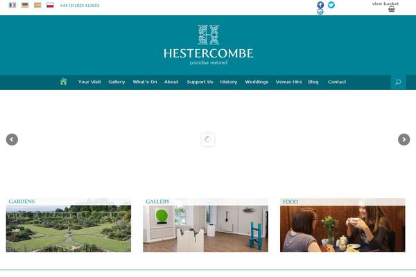 hestercombe.com site used Divi Child