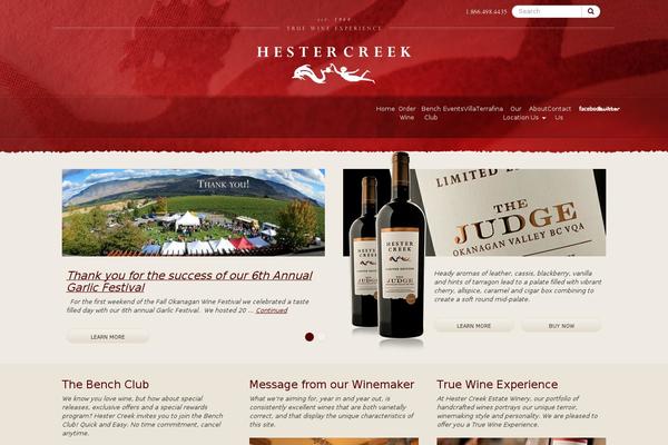 hestercreek.com site used Hester