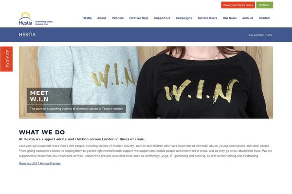 Enfold theme site design template sample
