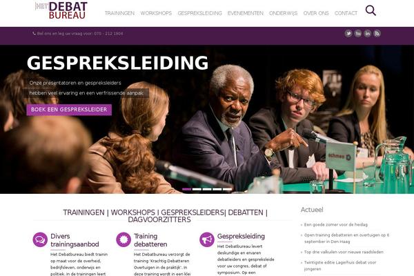 hetdebatbureau.nl site used Captivate