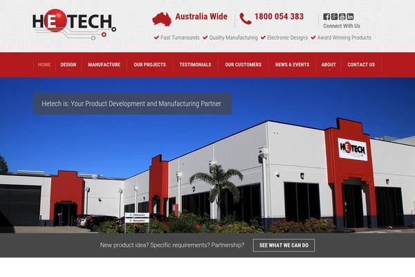 hetech.com.au site used Hetech