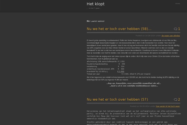hetklopt.nl site used Pyxis-10