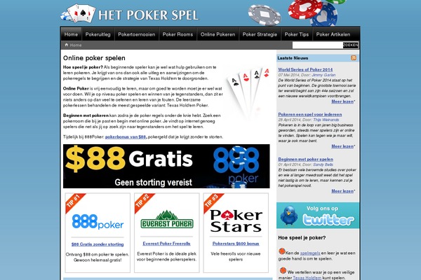 hetpokerspel.nl site used Vegashero-theme