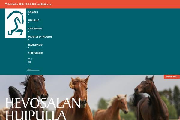 hevosopisto.fi site used Hevosopisto