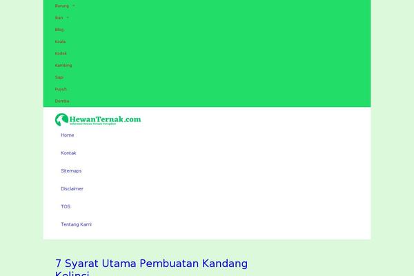 hewanternak.com site used Raylight-master