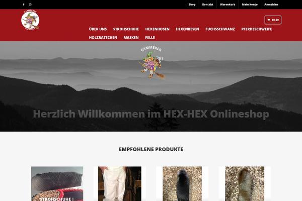 hex-hex.net site used Frankfurt-child-starter-master