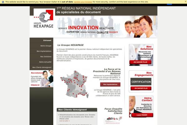 hexapage.fr site used Netconcept_v2