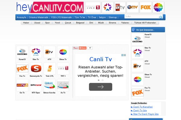 heycanlitv.com site used Wb-tv