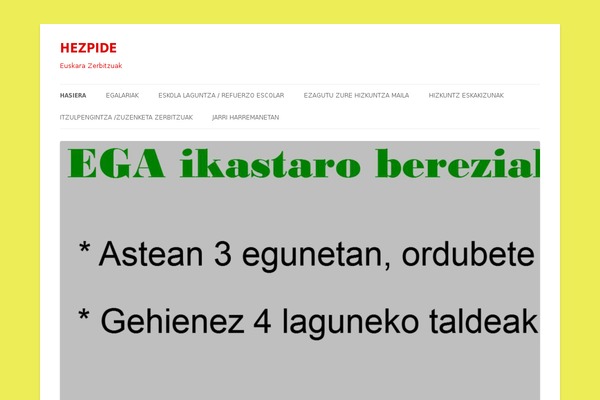Twenty Twelve theme site design template sample