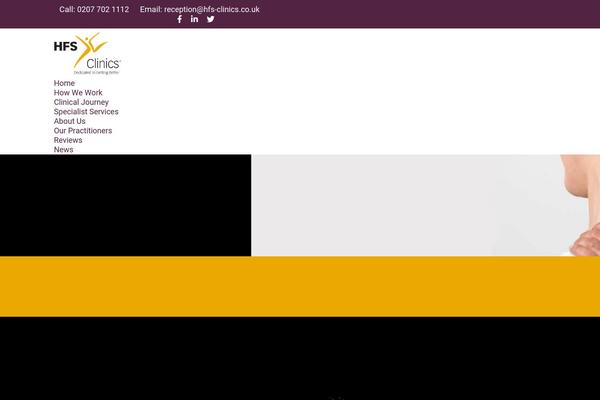 hfs-clinics.co.uk site used Hfsclinics