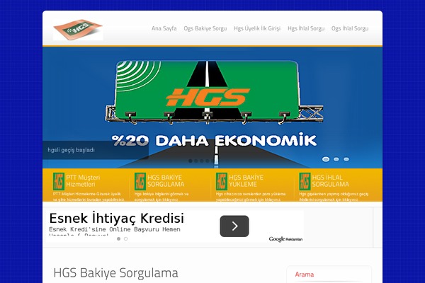 hgsbakiyesorgulama1.com site used Ecobiz