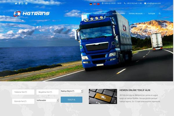 Total theme site design template sample
