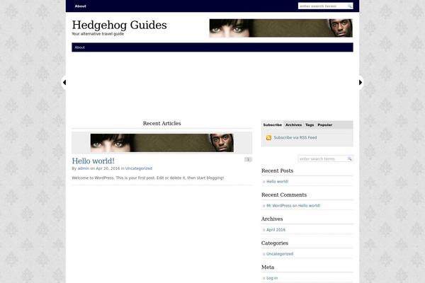 hguides.com site used Wp-mediamag-prem